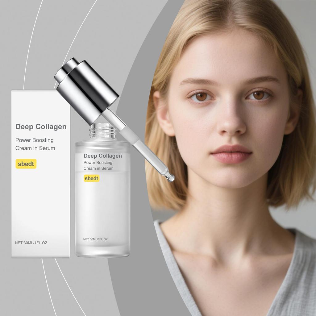 Kollagen Essenz Serum Hohe Konzentration Tief Nährend Feuchtigkeitsspendend Reparatur Hautelastizität Glanz Reduziert Feine Linien Hautpflege