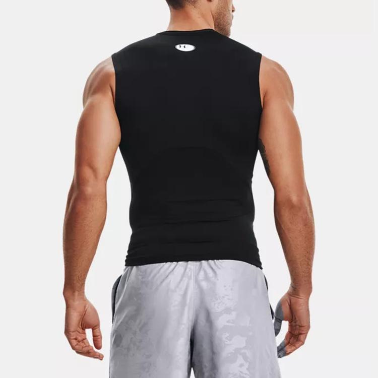 Under Armour Casual Sports Breathable Sleeveless Fitness Tank Top Men Tops Black 1361522-001