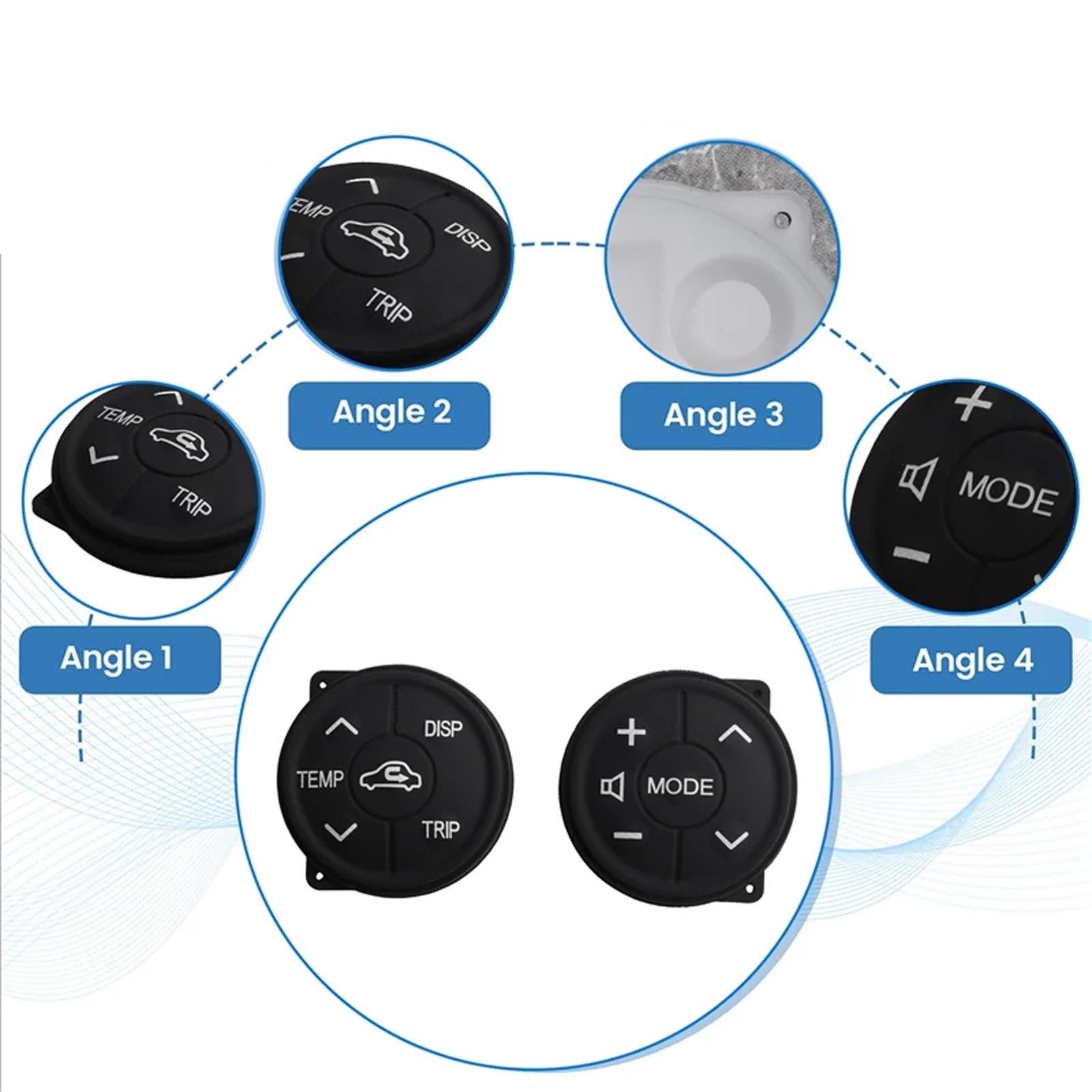 

Steering Wheel Switches 84247-52130-B0 84247-52131-B0 84247-52150-B0 For 30 XW30 5 Core Functions Easy Installation 2pcs 1