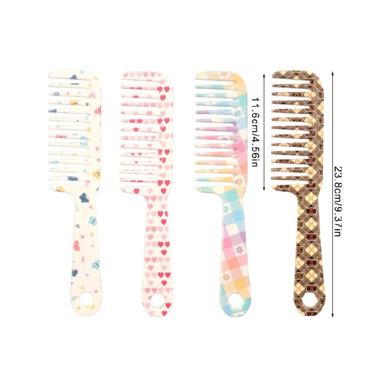 Detangler Hair Comb Barber Comb Wide Tooth Comb Hairdressing Combs Hair Styling Comb for Dorm Home