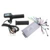 1000W 36V 48V Brushless Speed Motor Controller LCD Display Throttle with Lock for Electric Bike