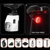 Lishi Adjustable Bicycle Headlight with Smart Brake Taillight