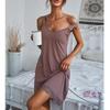 Elegant Lace Nightgown - Comfortable Soft Camisole Sleepwear for Women, Perfect for Spring & Summer.