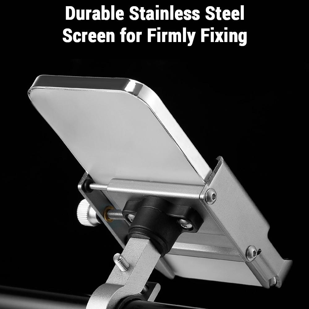 Alu uchwyt na telefon komórkowy na rower ze stopu aluminium Obrotowy uchwyt do smartfona na hulajnogę