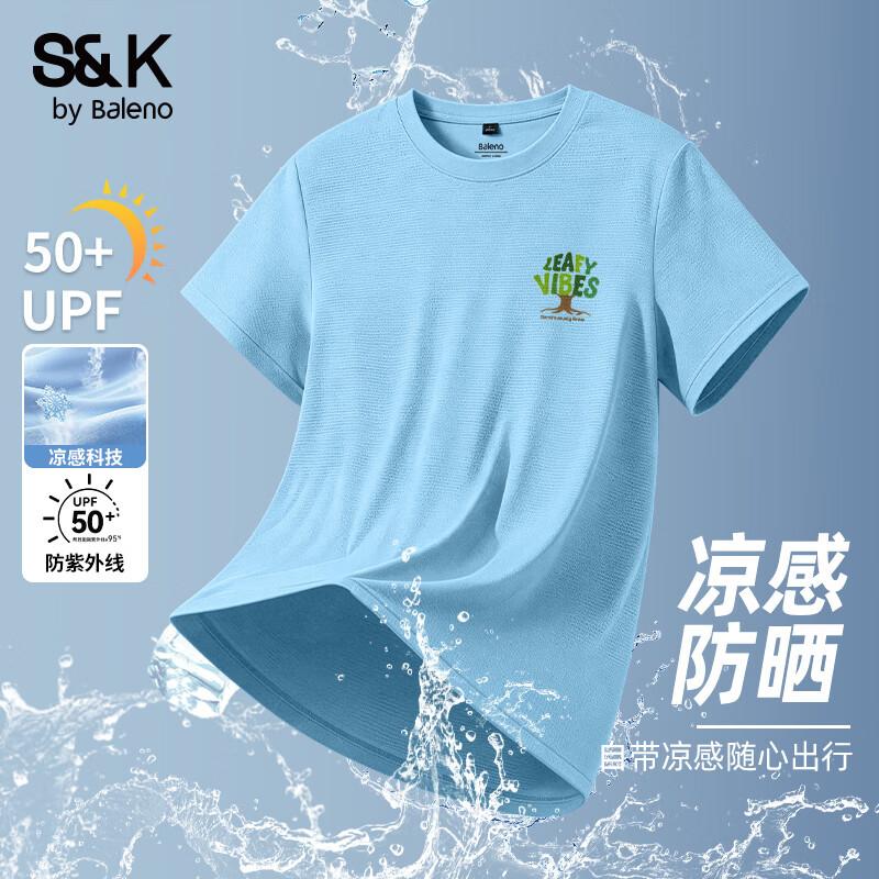 

Baleno Men s S&K Series UPF50+ Ice-Cool Short Sleeve T-Shirt 3XL