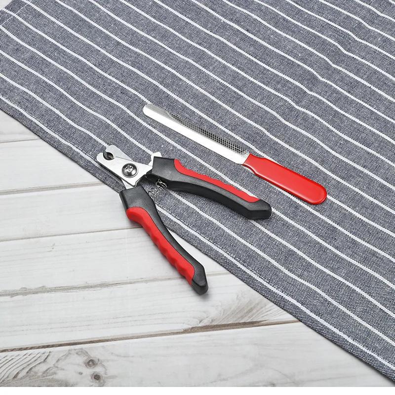 

Кусачки для ногтей у собак Профессиональные кусачки и триммеры для ногтей у домашних животных Кусачки для ногтей у домашних собак и кошек Точилка для ногтей у собак с защитным кожухом красный