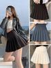 Korean Chic Multi-Color Pleated Skirt: Playful & Sweet JK-Style Lined Short Skirt