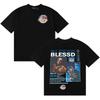 Rapper Blessd Sisabe Album Tour 2025 T Shirts Unisexs Women Hip Hop T Shirt Summer ONeck Oversized Tee Shirt Streetwear Teenagers
