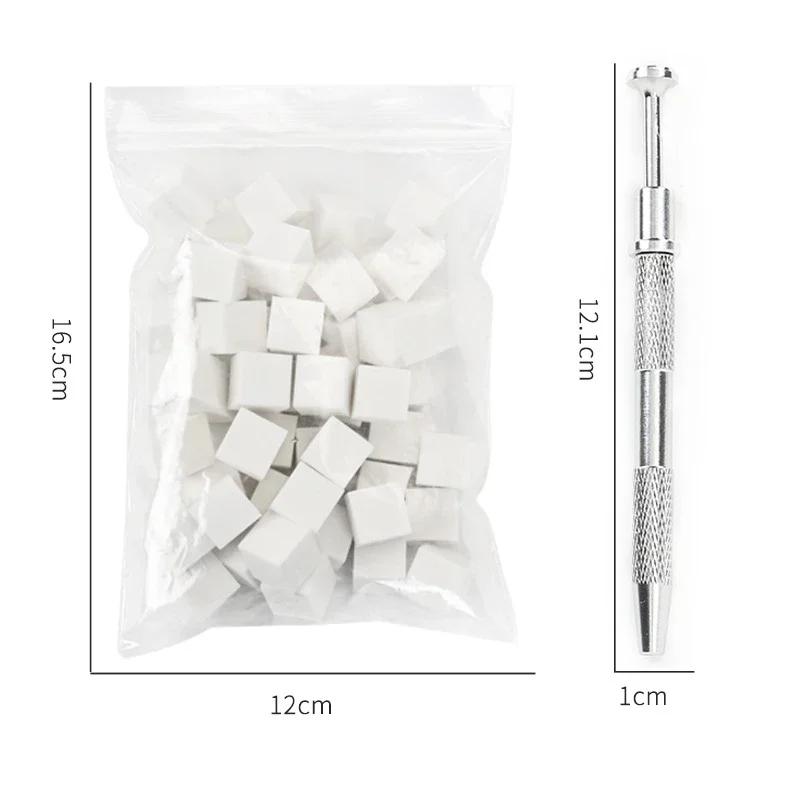 Farbe Verschmieren Mini Schwamm Block 4 Pfote Nagel Charms Pick Up Stift Gradienten Schwamm Puderquaste Kreative Nagel Zubehör Versorgung