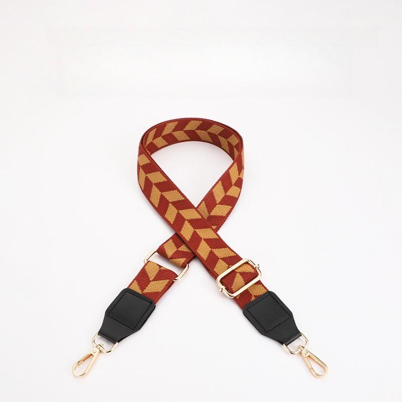 New Style Versatile Leaf Widened Bag Shoulder Strap Adjustable Shoulder Crossbody Strap Anti-gravity Long and Wide Strap