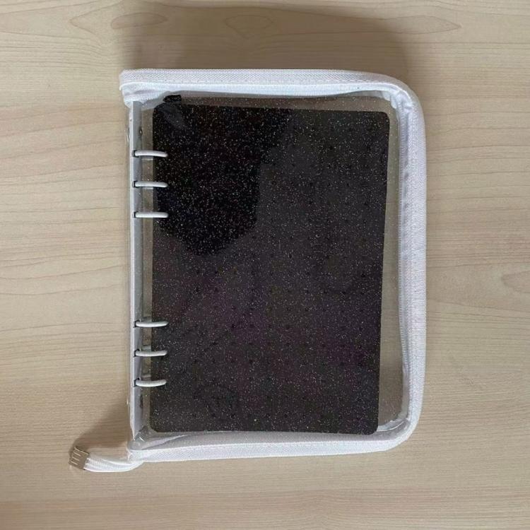 Practical Pin Collection Book 8 Pages Travel Friendly Brooch Organizer with Clear Cover Brooch Storage Book Felt Texture