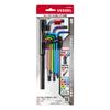 VESSEL 8309SB Ball-End Hex Key Set, 9 Pieces, 1.5–10 mm