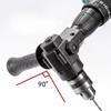 Portable 90° Right Angle Drill Adapter Impact Chuck Corner Extension Tool for Tight Space Drilling