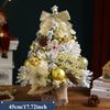 Christmas Decoration Desktop Christmas Tree Home 45CM60CM Ornament Mini Plush Tree Simulation Tree Package