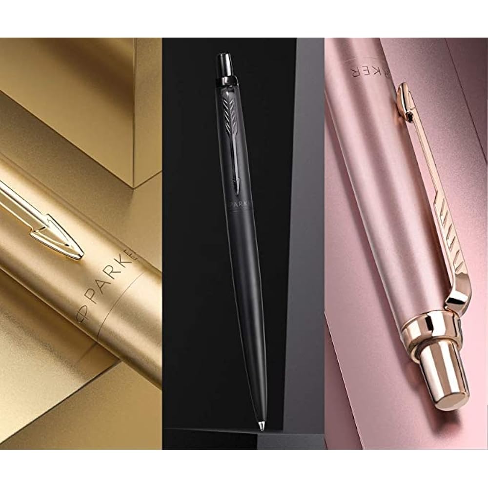 PARKER Parker Ballpoint Pen Jotter XL Pink Gold PGT Medium Oil-based Pen with Sheath Gift Box Set...