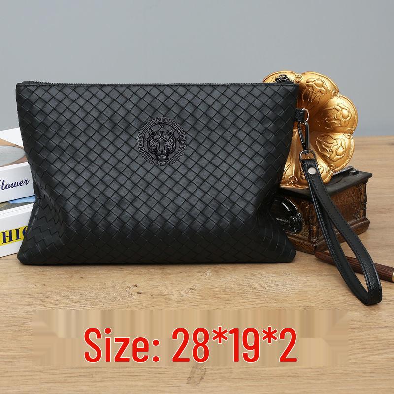 Herren Große Kapazität Weiches Leder Geflochtene Clutch & Geldbörse - Business & Freizeit Handtasche