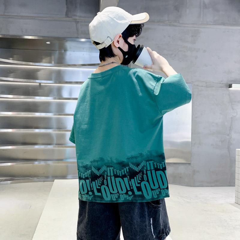 Boys' Summer Short-sleeved T-shirt