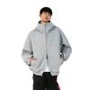 Unisex Oversized Fleece-Lined Hoodie Cardigan: American Style Autumn/Winter Casual Jacket