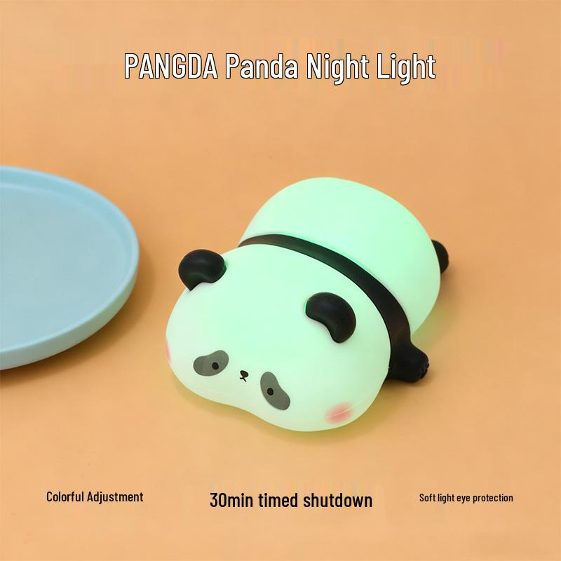 

Panda Silicone Night Light - Birthday Gift & Atmosphere Lamp 1W (In Stock, Data Cable + Color Box)
