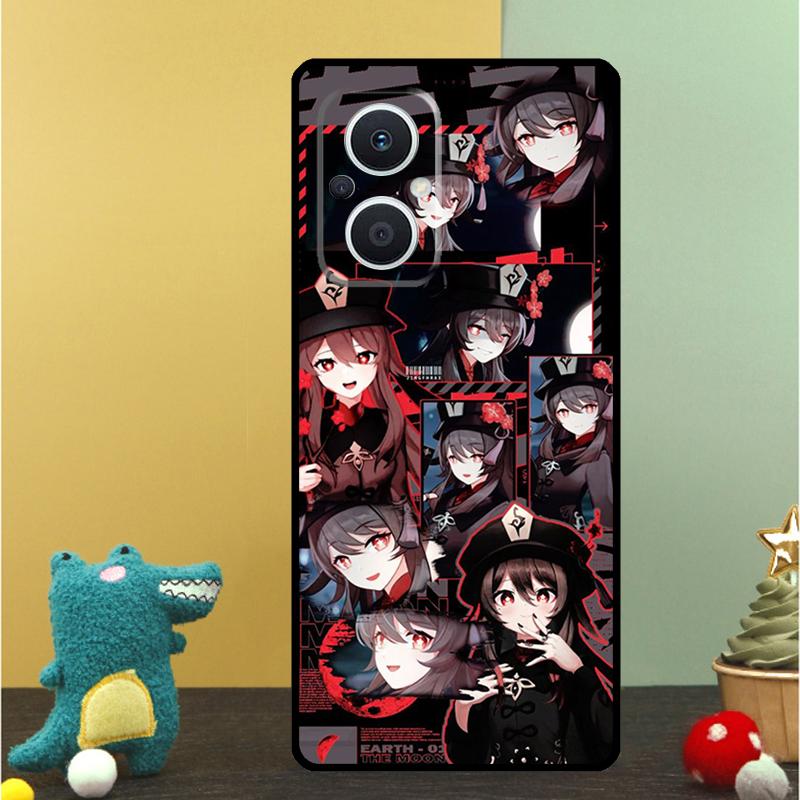 Genshin Impact Zhongli Hutao Case For OPPO Reno 15 13 10 11 14 Pro 12 F 13F 14F 15F 7 8 Lite OPPO Find X9 X8 X5 Pro Cover