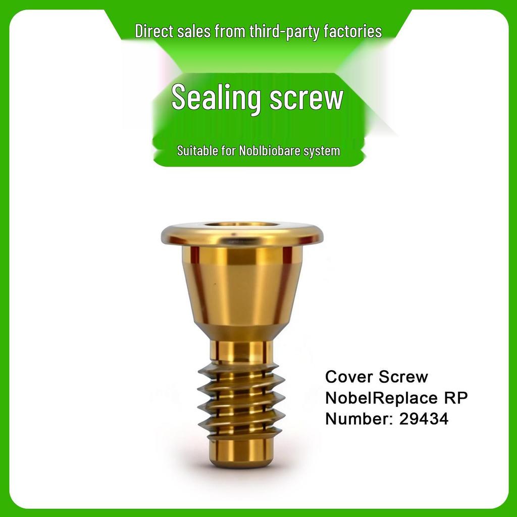 Compatible Seal Screw for Nobel Implants: Abutment, Transfer Post, Impression Cap & Rod