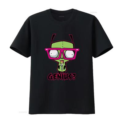 Invader Zim Gir Genius Duh T Shirt for Men Available In Sizes S 2XL Vintage Washed Stylish Casual Soft Comfortable Graphic