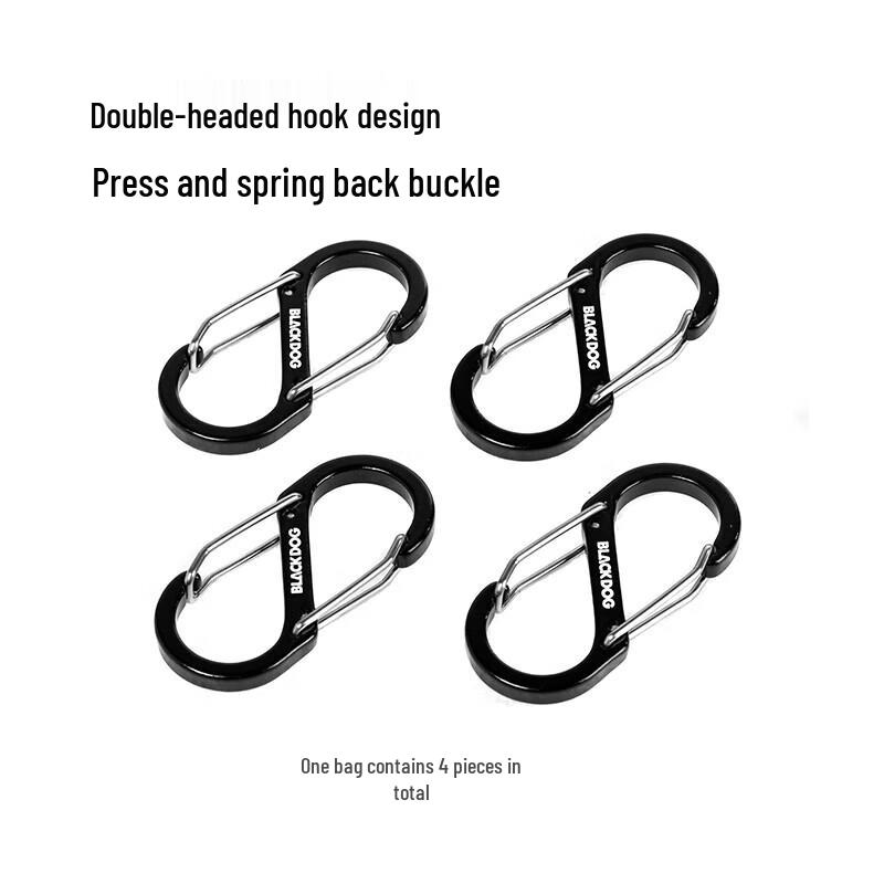 Black Dog Aluminum S-Biner Carabiner
