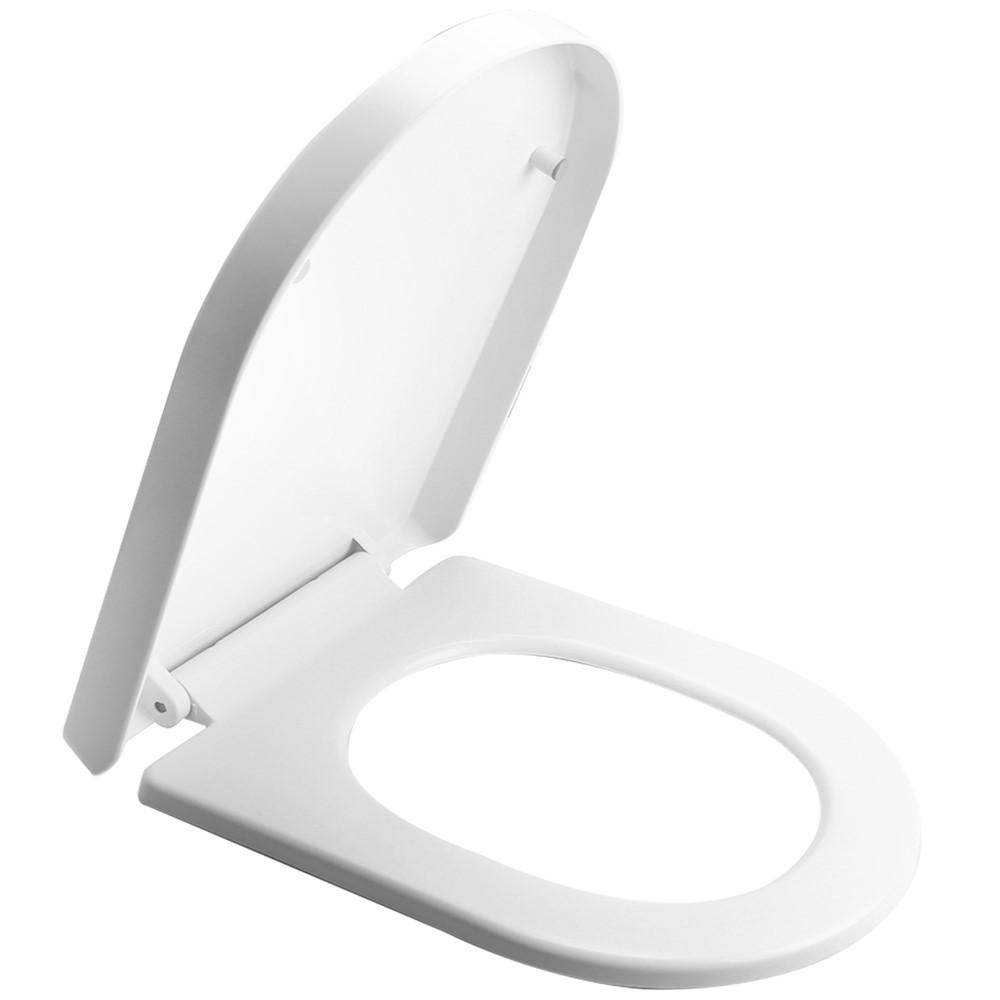 Toilet Seats with Slow Close Hinges Cover Toilet Accessory Portable Slow Down Seat Cover Bathroom Fixture Toilet Parts