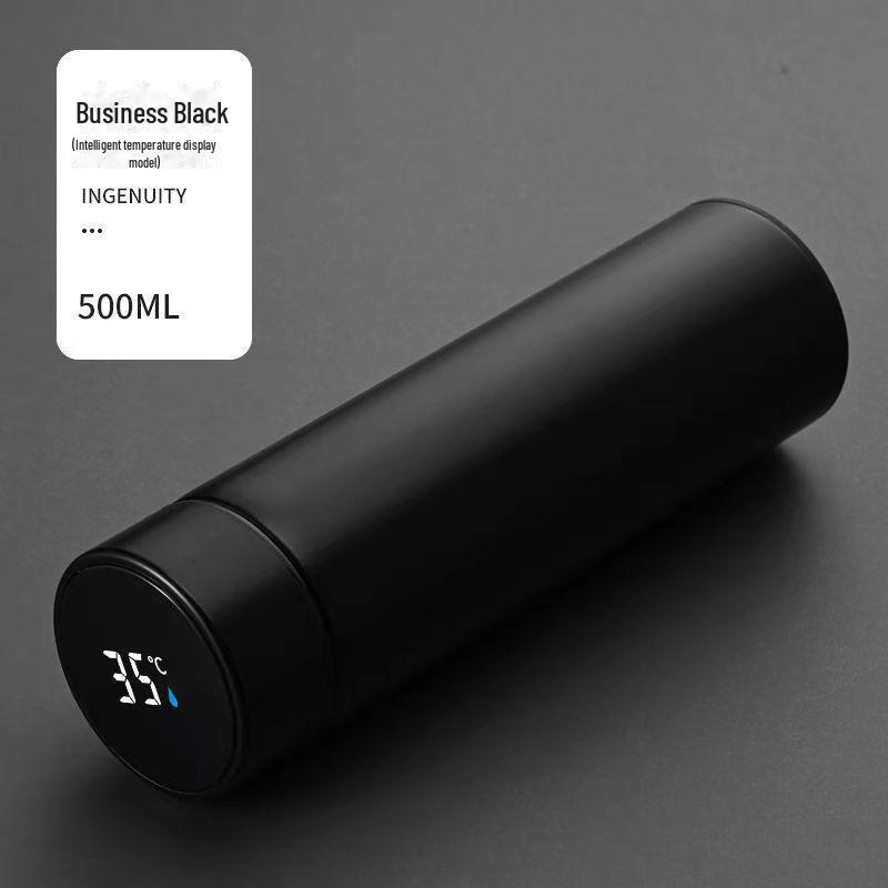 

Термокружка из нержавеющей стали с интеллектуальным дисплеем температуры – индивидуальный логотип для подарков 500ml