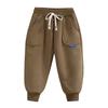 Jungen und Mädchen Samt Baumwolle Lange Hosen für Herbst und Winter Verdicktes Lamm Samt Kinder Jogginghosen Freizeithosen