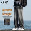 JEEP SPIRIT Men's Loose Fit Straight Leg Jeans