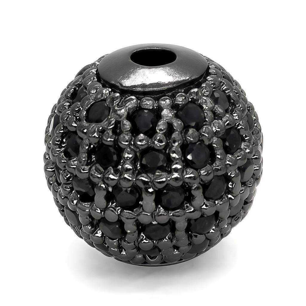 5 Stück Messingperlen Schmuckherstellung Strassbesetzt Zirkon Abstandshalterperlen 6-10mm für Charms Halskette Armband DIY