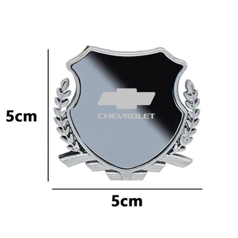 Zinc Alloy Car Fender Emblem Laser Logo Window Badge for Chevrolet CRUZE IMPALA AVEO CAPTIVA EQUINOx LACETTI MALIBU