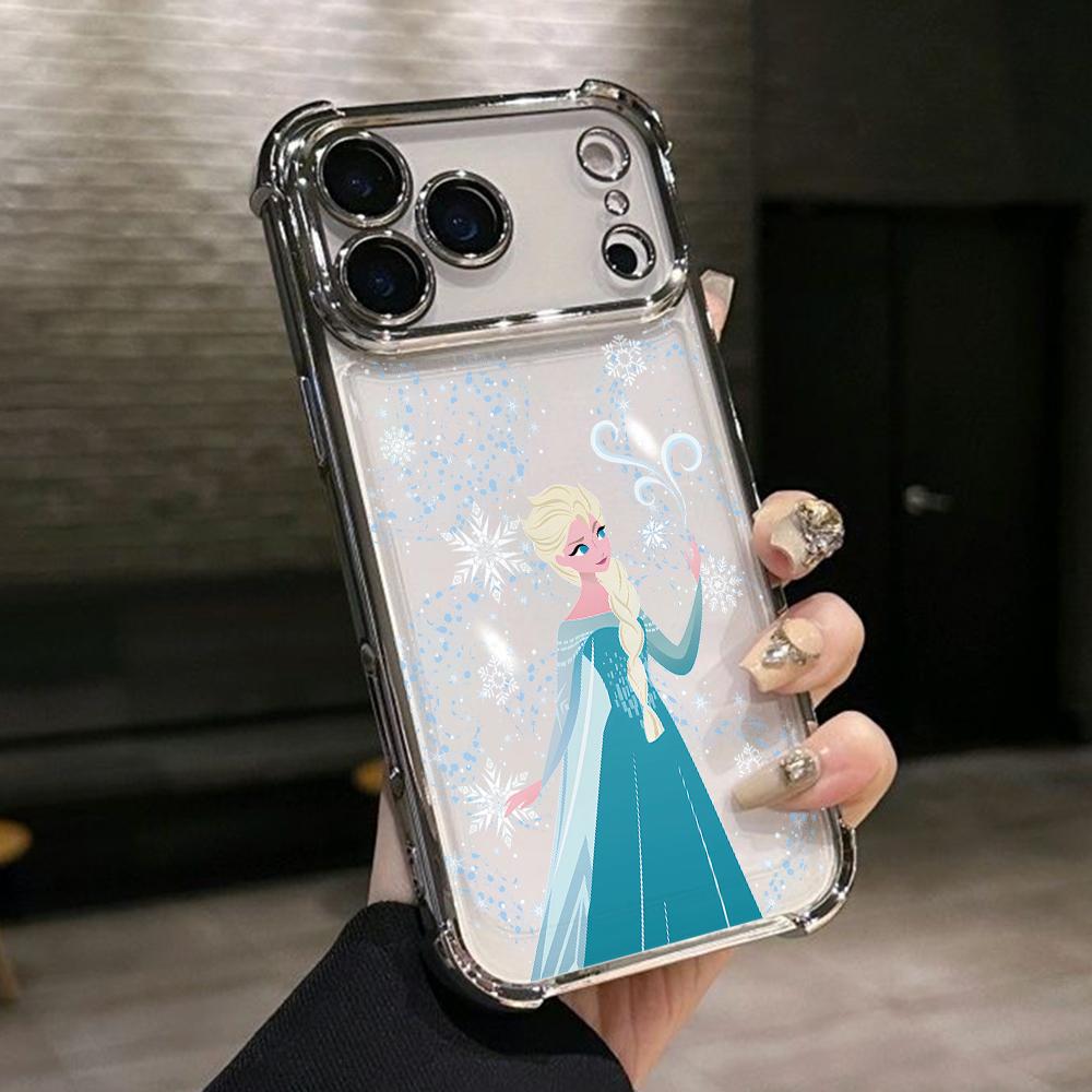 

Frozen Queen Elsa Phone Case for Google Pixe 10 9 9A 8 8A 7 7A Pro XL 5G Anti-drop Transparent Soft Cover Google Pixel 10 Pro XL