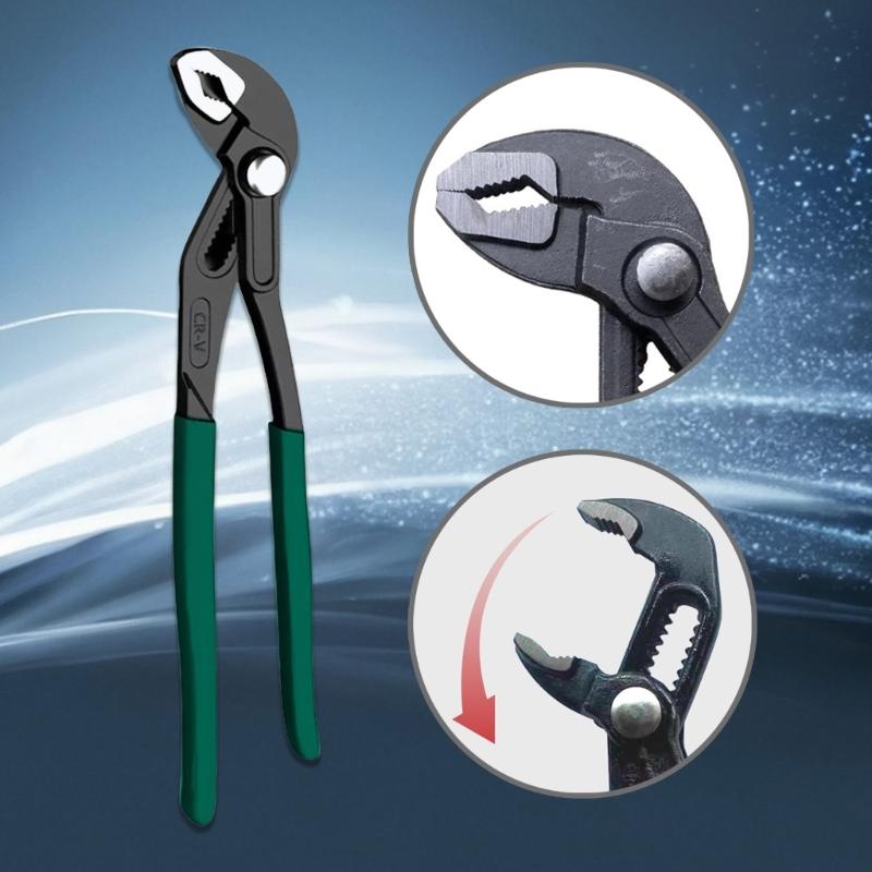 Pump Pliers Adjustable With Quick Adjustment For Versatile Tasks Industrial Repair Adjustable For Home And Workshop Use