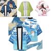 Unisex Demon Slayer Top Kamado Tanjiro Agatsuma Zenitsu Cosplay Costume S-3xl