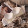 Half Cup Lingerie for Women Seamless Breathable Gathered Anti Sagging No Steel Ring Bra