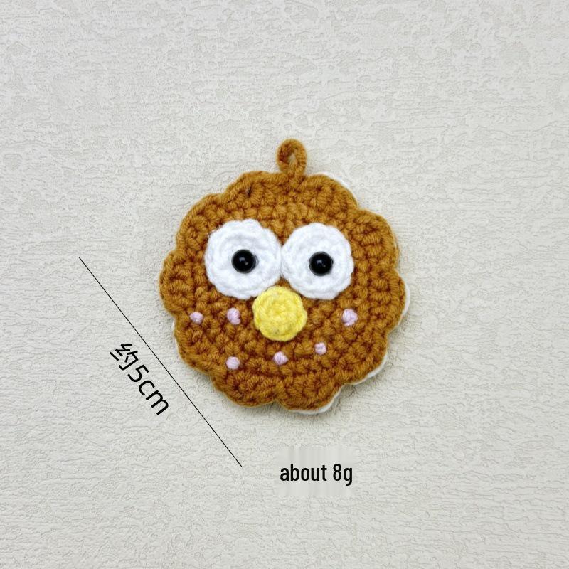 Cartoon Lächeln Gesicht Plüsch Schlüsselanhänger Anhänger - Niedliches DIY Schmuckzubehör & Kleines Geschenk