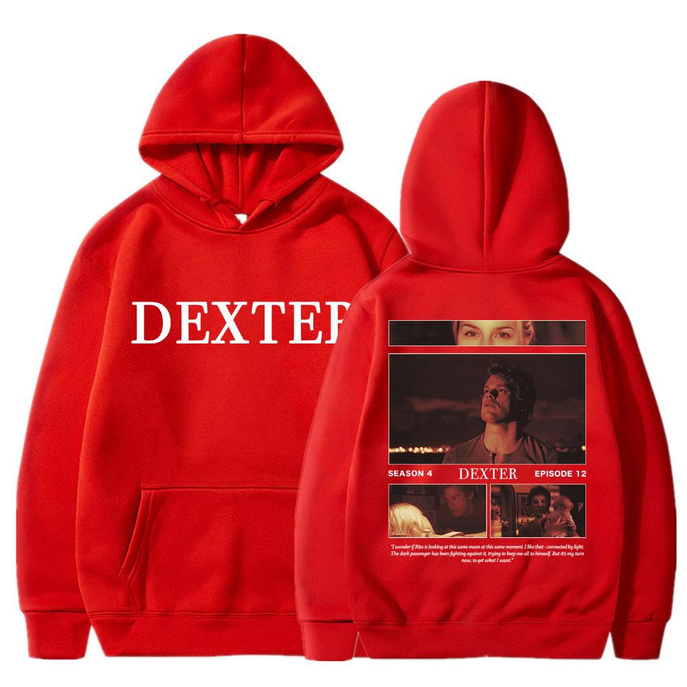 TV Play Dexter Morgan Classic Hoodie Men Women Vintage Fashion Popular Sweatshirt Oversized Fleece Casual Sportwear