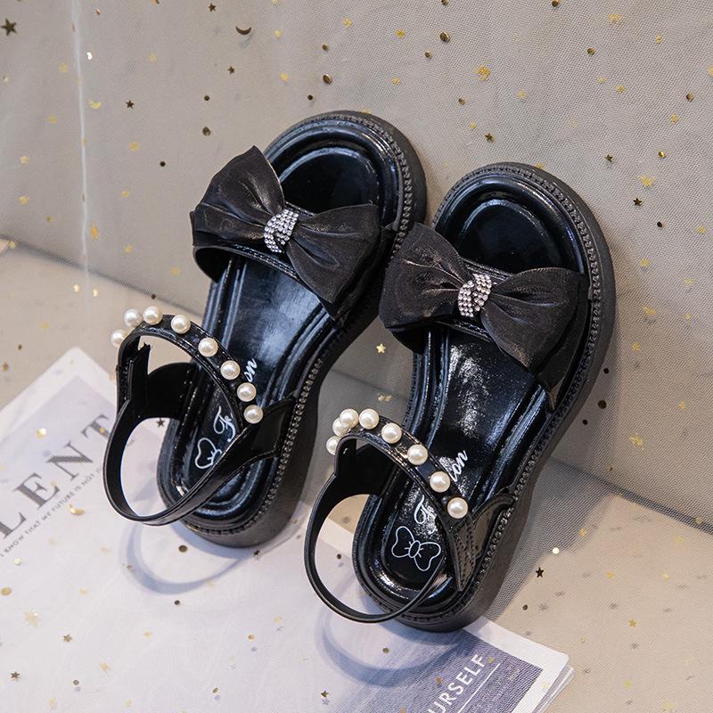 New Girls' Summer Sandals - Fashionable, Non-Slip Princess Shoes for Kids with Soft Bottom, Korean Style