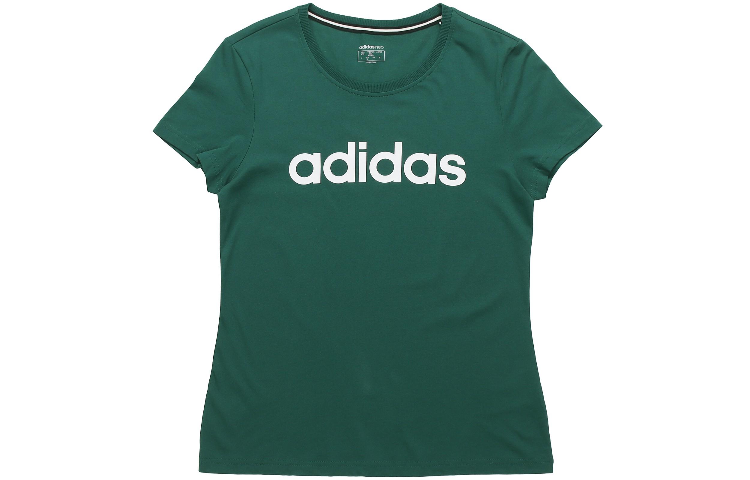 Adidas Neo Set in Sleeve T Shirt Women s Forest Green FP7866 S
