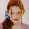 Mellotory Basic Denim Scrunchie (sky Blue)
