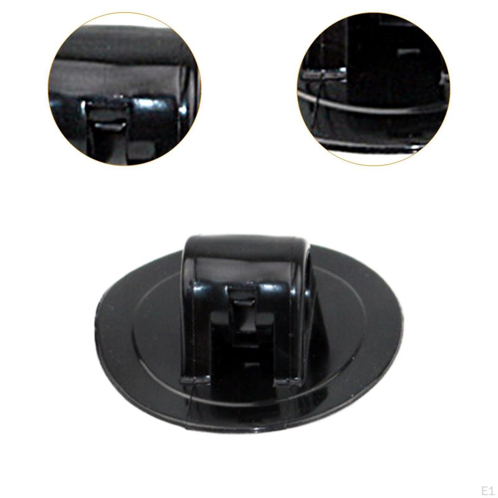 Boat Motor Fixing Bracket Buckle Black Seat Outboard Hook Kayak Engine Holder