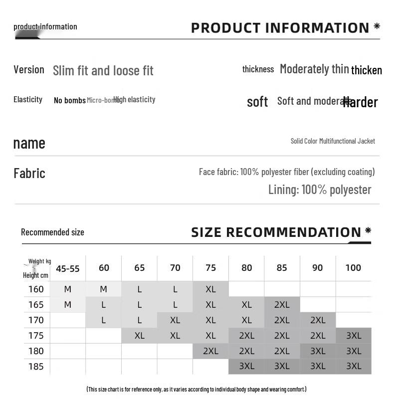 Warrior Unisex 3-in-1 Hooded Windproof Waterproof Outdoor Jacket