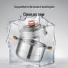 Shangheng 304 Edelstahl doppelwandiger Dampfgarer Topf