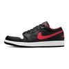 Air 1 Low GS White Toe Detské tenisky Čierne Fire-Red 553560-063
