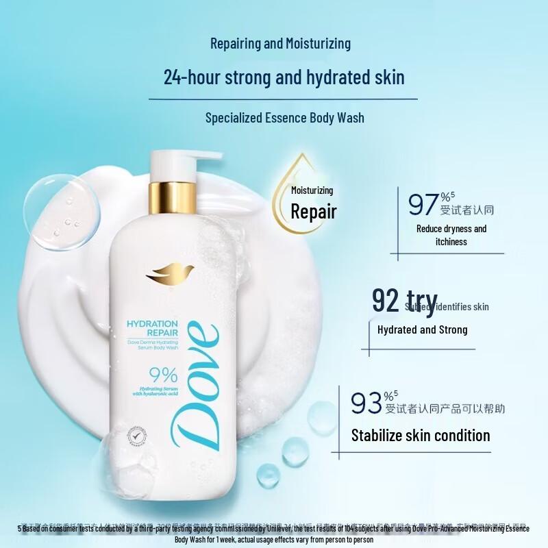 Dove Hydrating Body Wash with Hyaluronic Acid