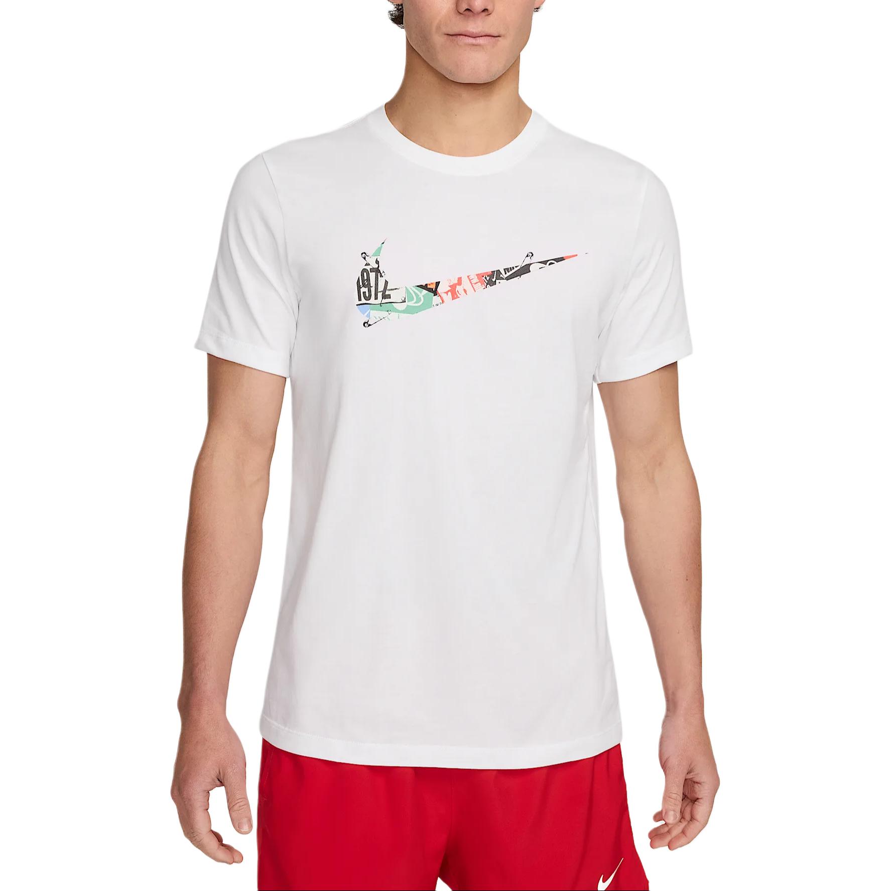 Nike T Shirts Men s White Crew Neck HJ3660-100 L