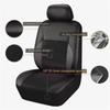 Potahy sedadel do auta z PU kůže Kompletní sada Univerzální Prošívání do kosočtverců Voděodolné