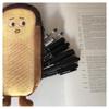 Organizer Storage Bag Bread Pencil Bag Student Stationery Box Cosmetic Bag Toast Pencil Cases